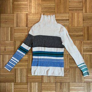 funky striped lightweight cardigan